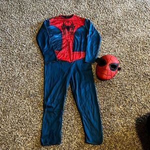 Boys Spider-Man play costume with mask